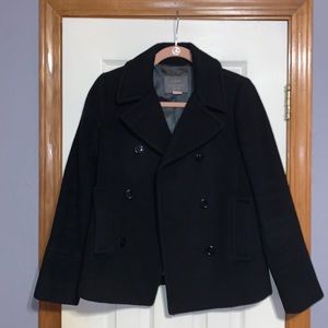 JCrew peacoat in very good condition, seldom worn,L 25" Chest 34" Sleeve 24"